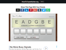 Tablet Screenshot of howtotuneaguitar.org